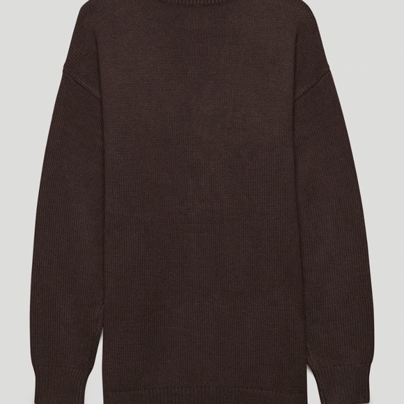 Sunday Best / Aritzia Lamora Cardigan, Brown, Size Extra Small - Picture 6 of 10